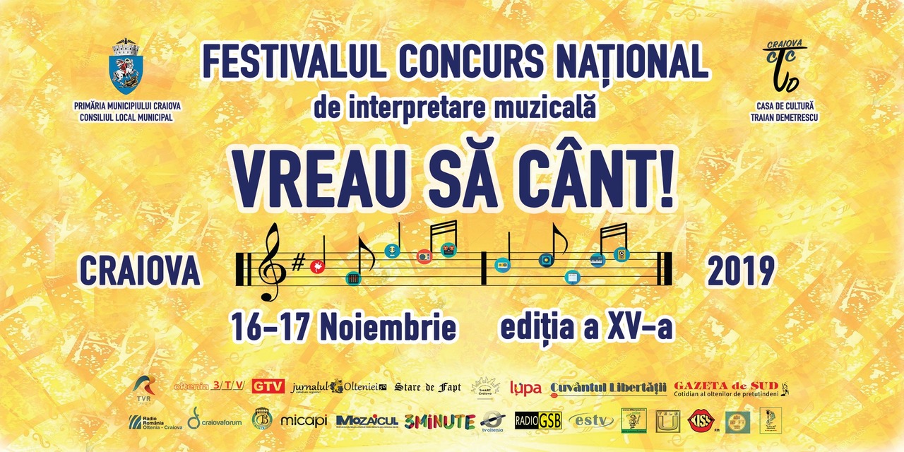 Festivalul – Concurs national de interpretare muzicala „VREAU SĂ CÂNT!”
