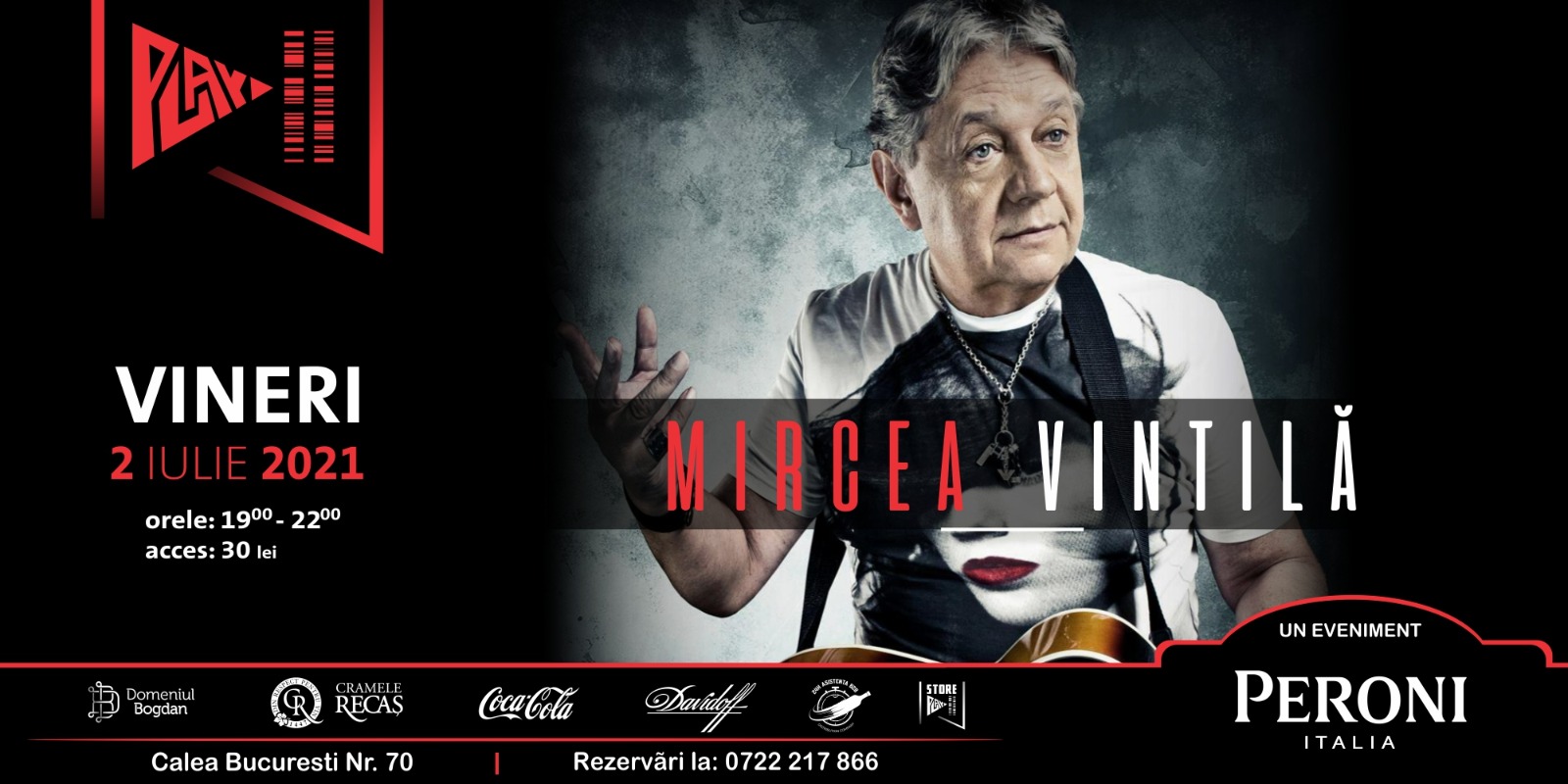 Mircea Vintilă | live pe terasa Cafe-Teatru Play