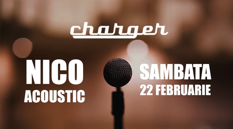 Nico Acoustic in Charger Basement, Sambata 22 Februarie