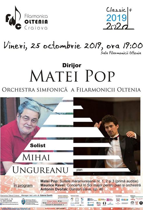 Concert Ravel/Matei Pop/Mihai Ungureanu