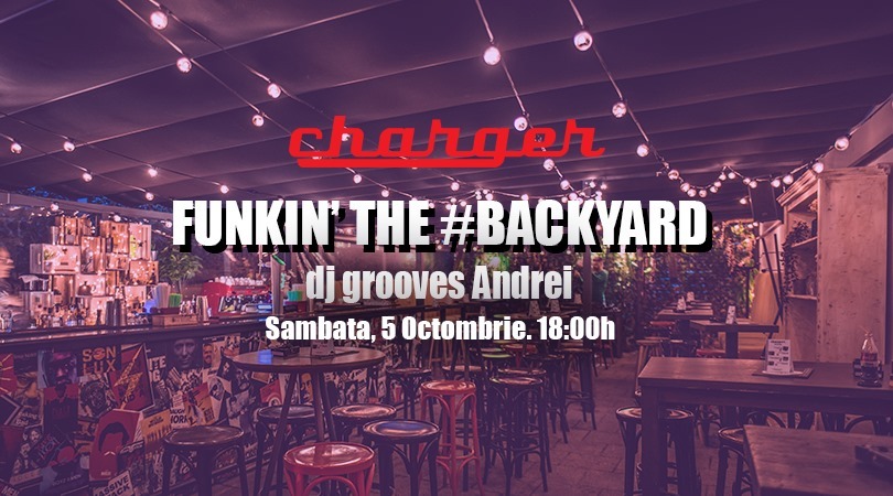 Funkin' the #backyard in Charger Classic Bar