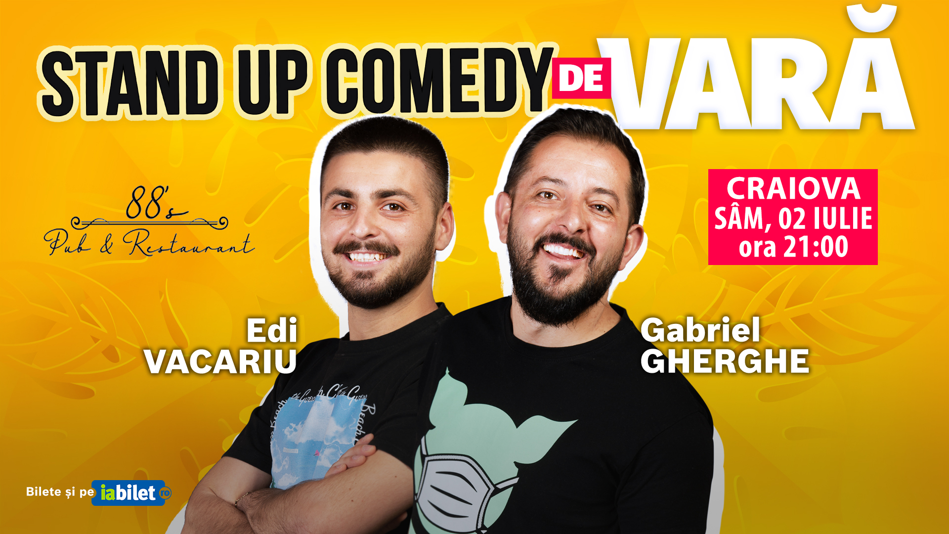 CRAIOVA: Stand Up Comedy de Vară | Gabriel Gherghe si Edi Vacariu