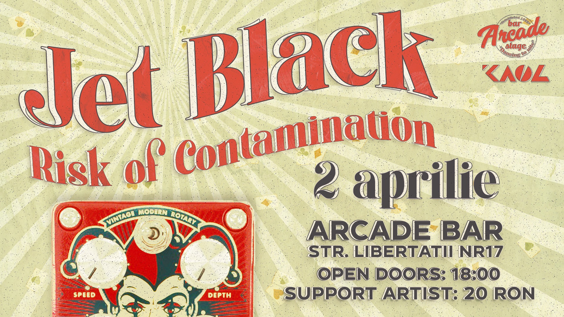 Risk Of Contamination • Jet Black • Arcade • 02 Aprilie
