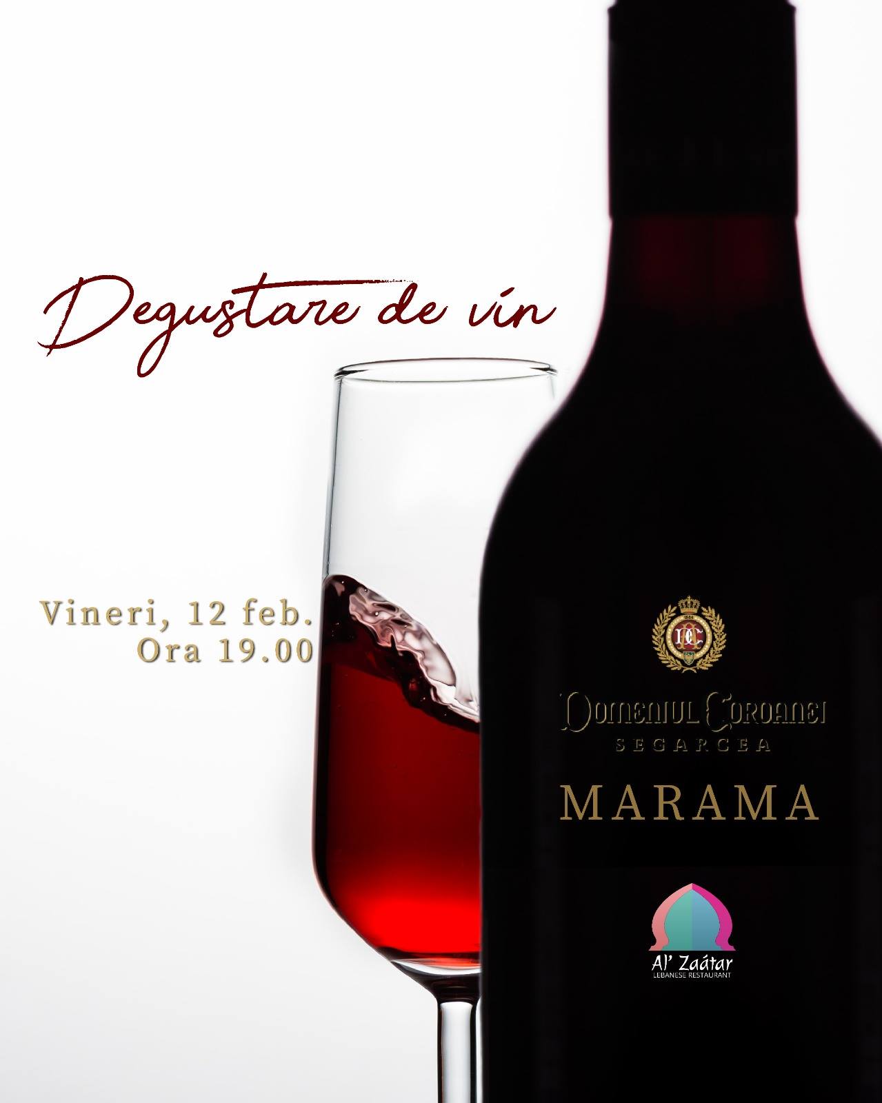 Degustare de vinuri Marama, Domeniul Coroanei Segarcea