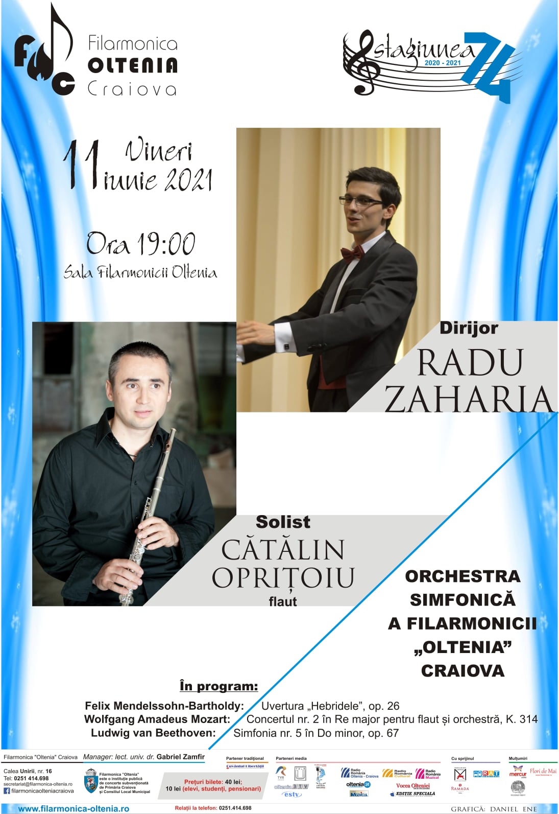 Concert de flaut/Radu Zaharia/Cătălin Opriţoiu