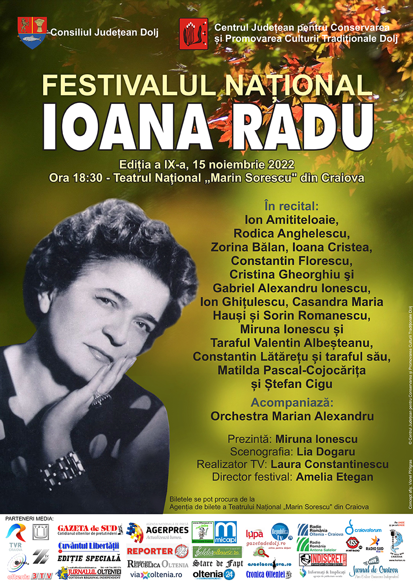 Romanțe și parfum de epocă. Festivalul „Ioana Radu”, la a IX-a ediție