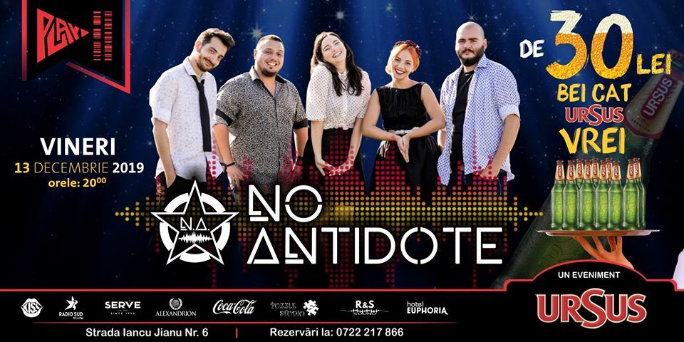 No Antidote | Live in Cafe Teatru Play
