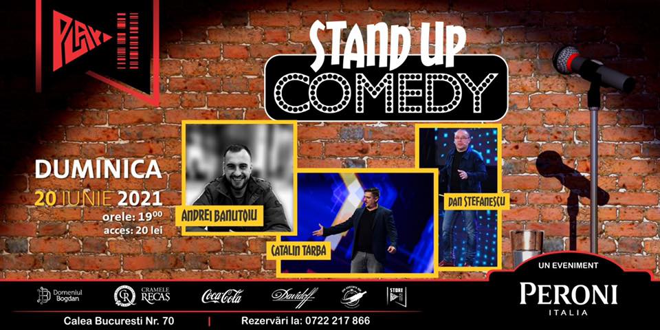 Stand-up comedy cu Andrei Banutoiu, Catalin Tarba si Dan Stefanescu