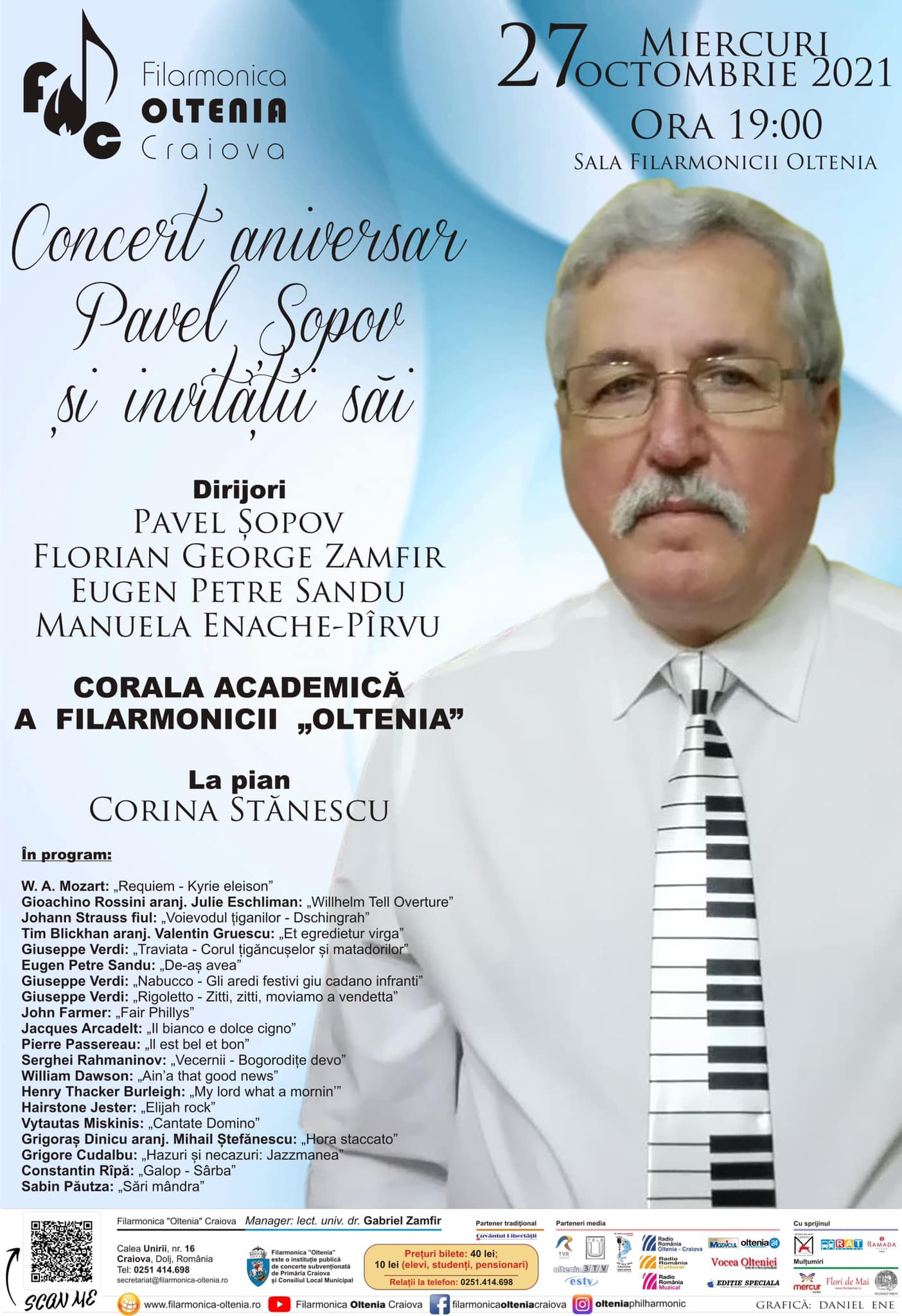 Concert aniversar Pavel Șopov și invitații săi