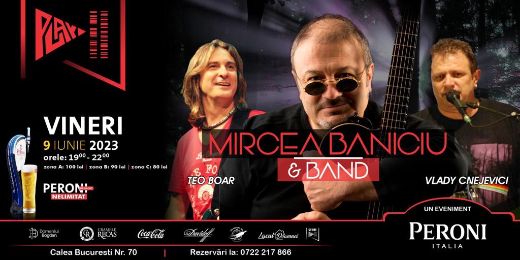 Mircea BANICIU & BAND | live pe terasa Cafe Teatru Play