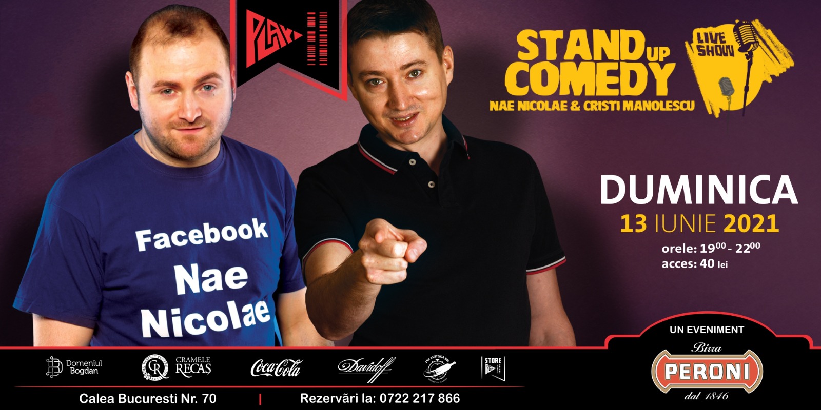 Stand-up Comedy cu Nae Nicolae si Cristi Manolescu