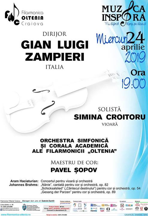 Concert Haciaturian/Gian Luigi Zampieri/Simina Croitoru