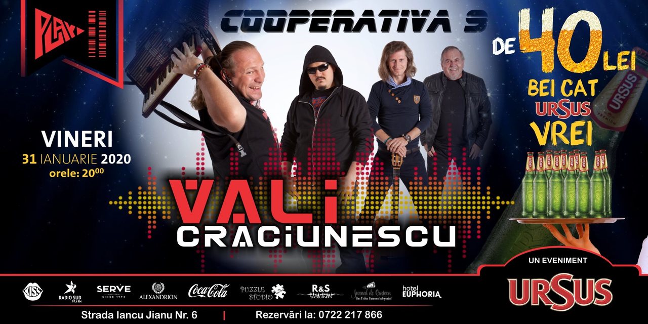 Vali Craciunescu&COOPERATIVA 9 | Live in Play