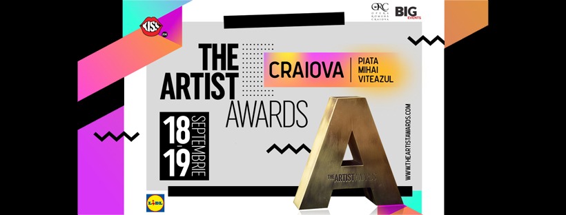 The Artist Awards. See who will be present this weekend in the Center of Craiova!