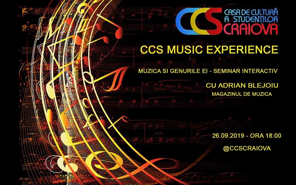 CCS Music Experience - Muzica si genurile ei