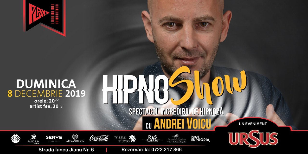 Hipnoshow - Spectacol de hipnoza cu Andrei Voicu