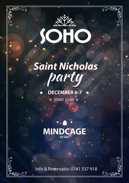 Saint Nicholas Party w. Mindcage [at] Soho Bar
