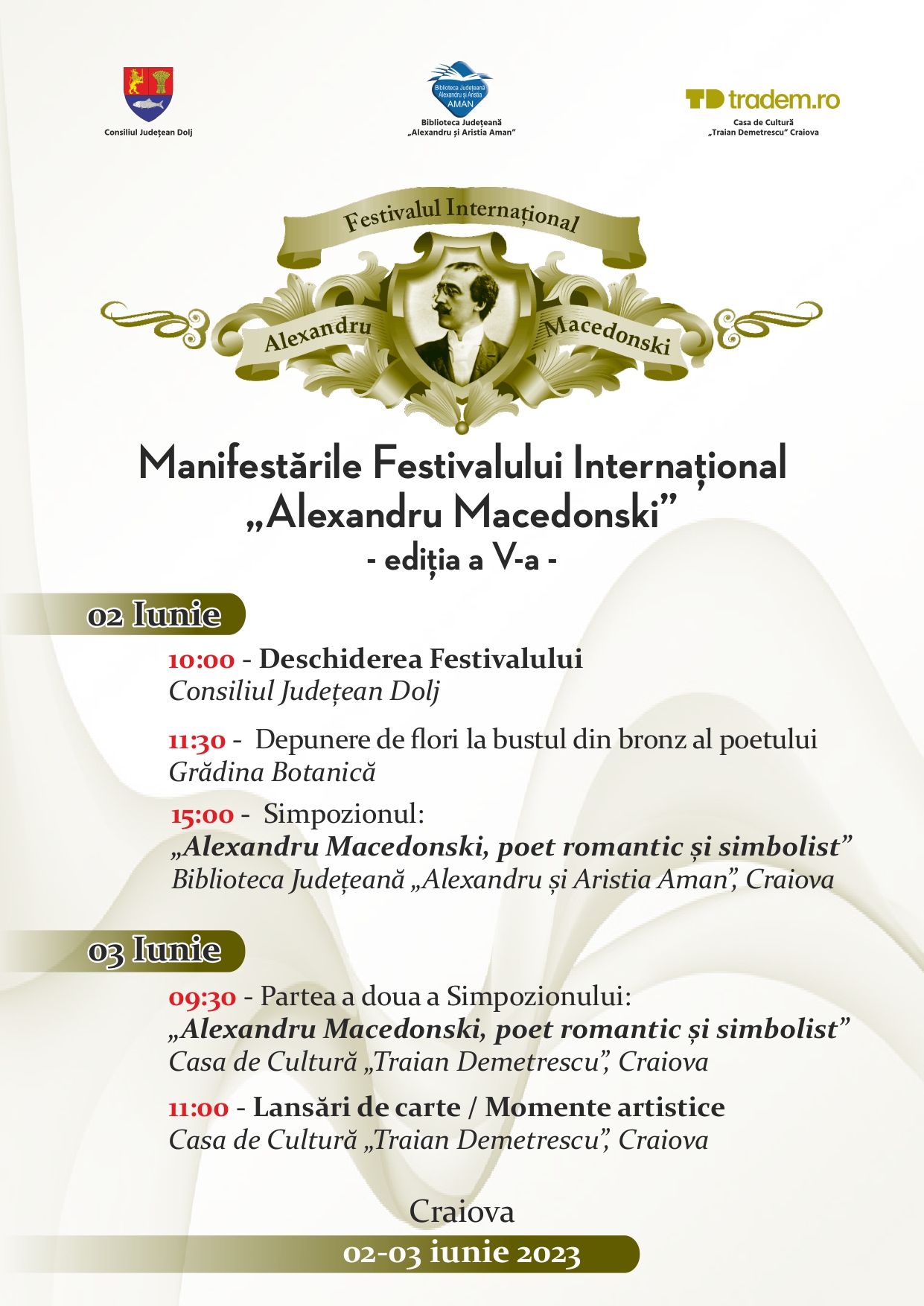 Festivalul Internațional “Alexandru Macedonski” – ediția a V-a