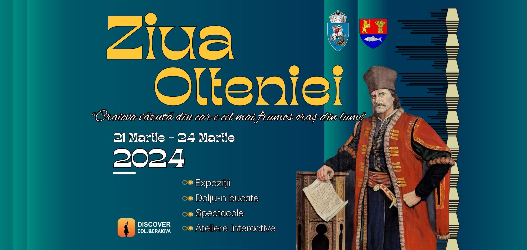 Ziua Olteniei - maraton de evenimente culturale, la Craiova