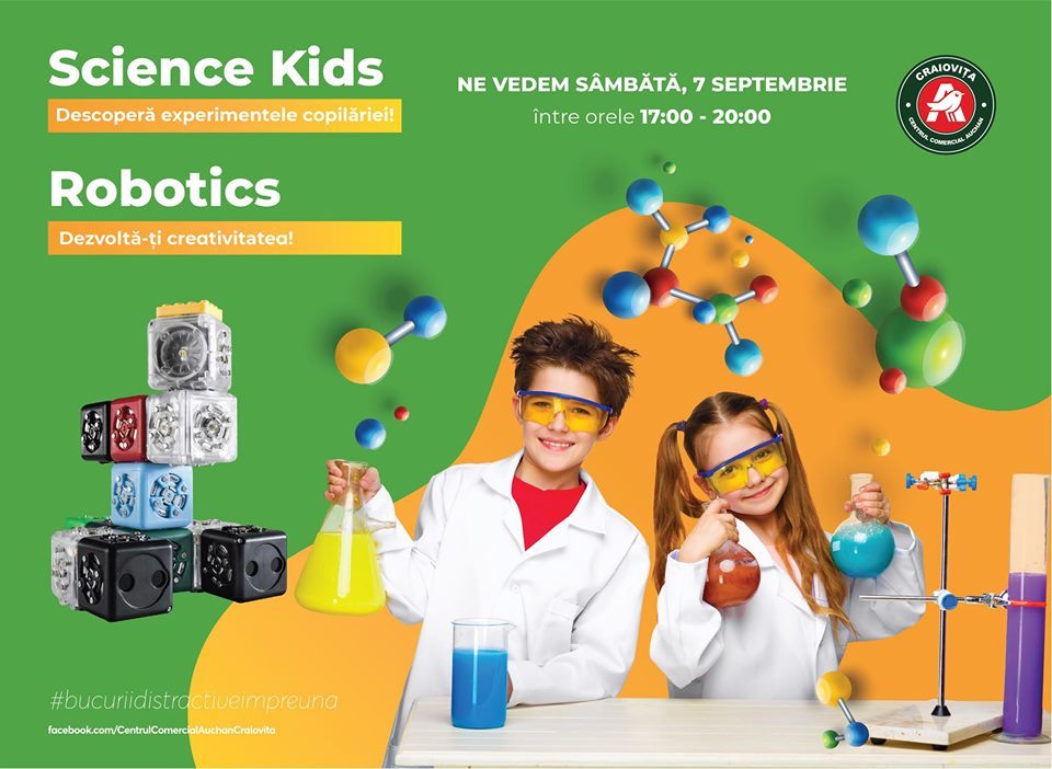 Ateliere cu experimente şi robotică pentru copii