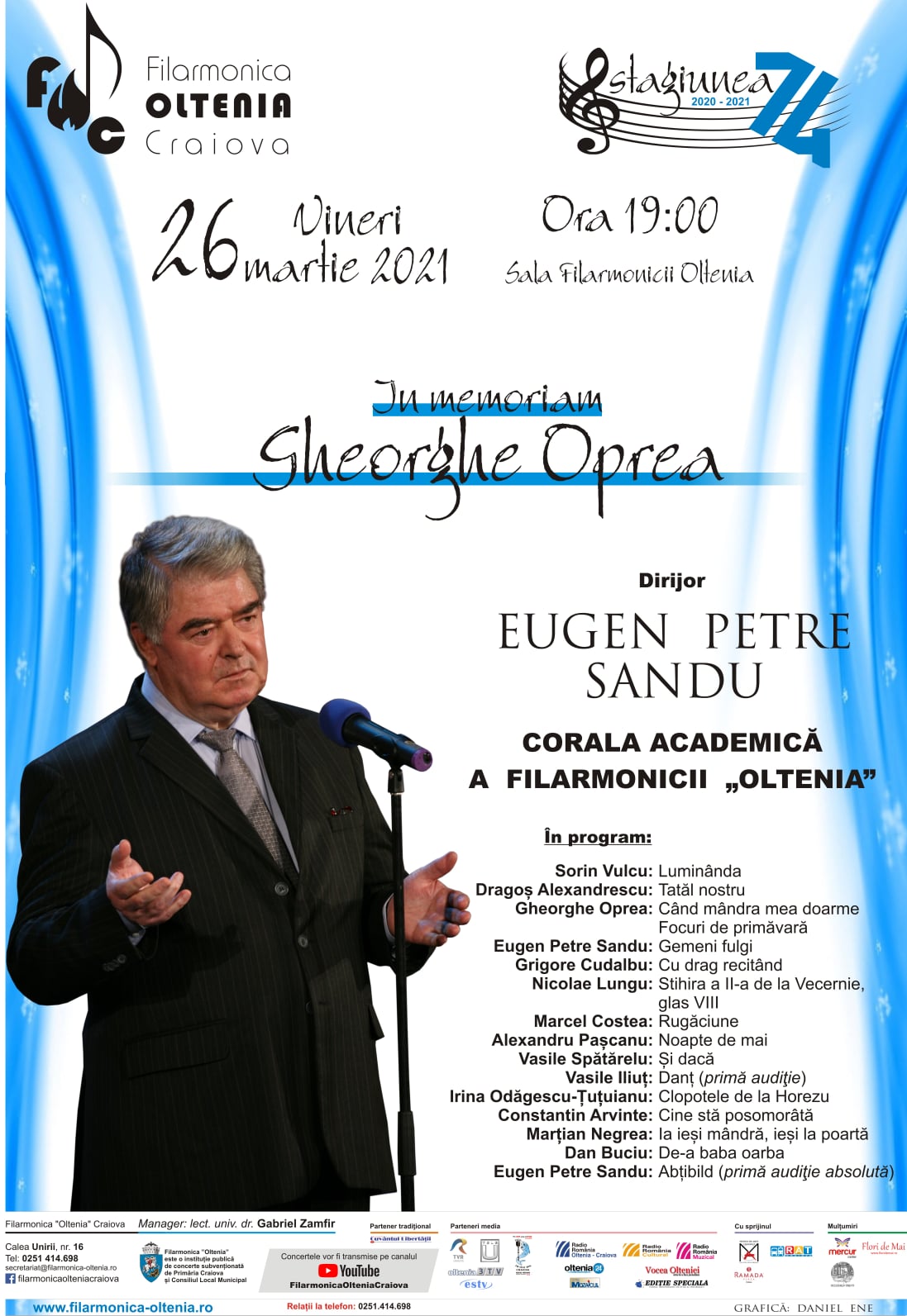 Concert coral „In memoriam Gheorghe Oprea” - eveniment online