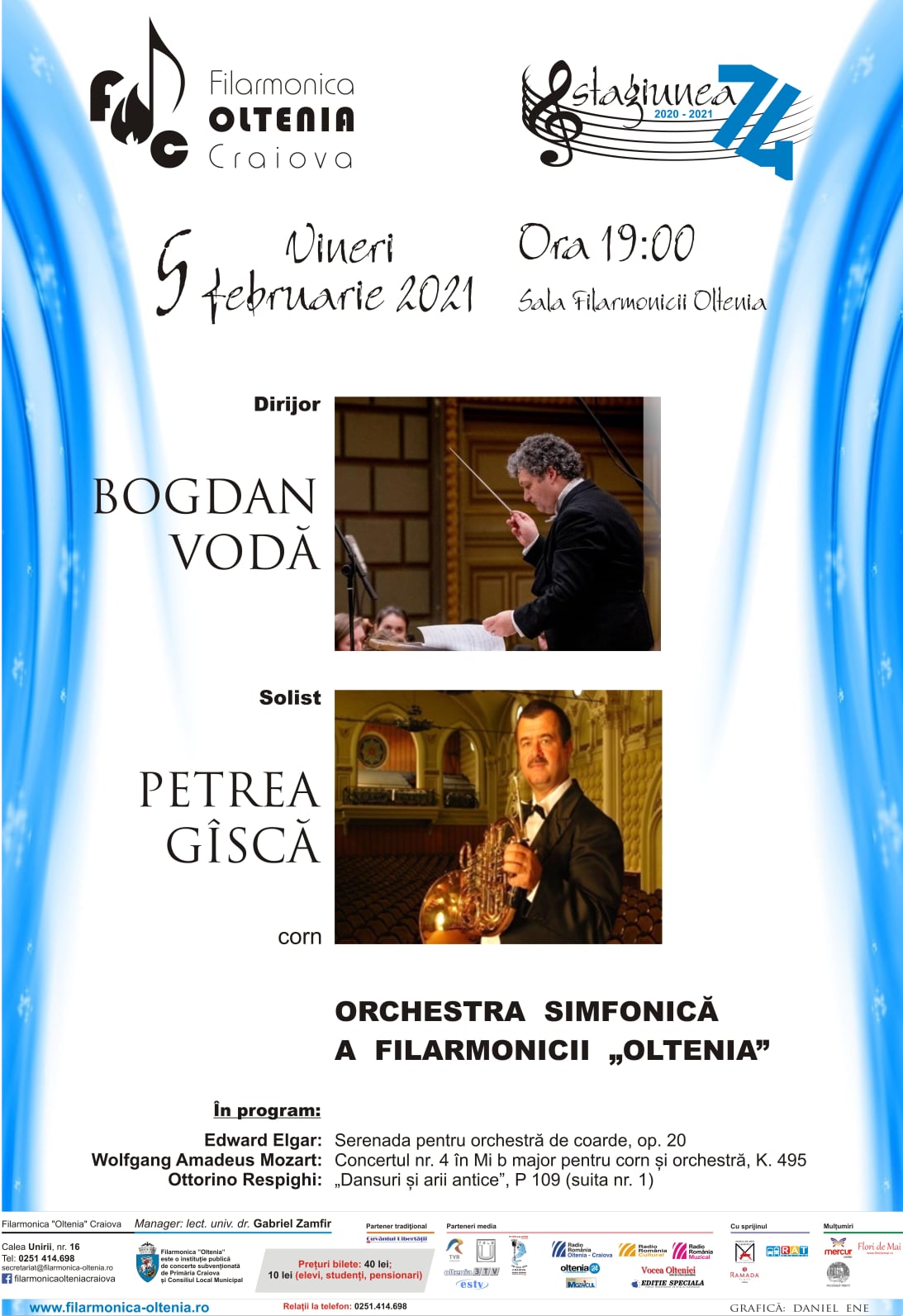 Concert Elgar/Mozart/Respighi