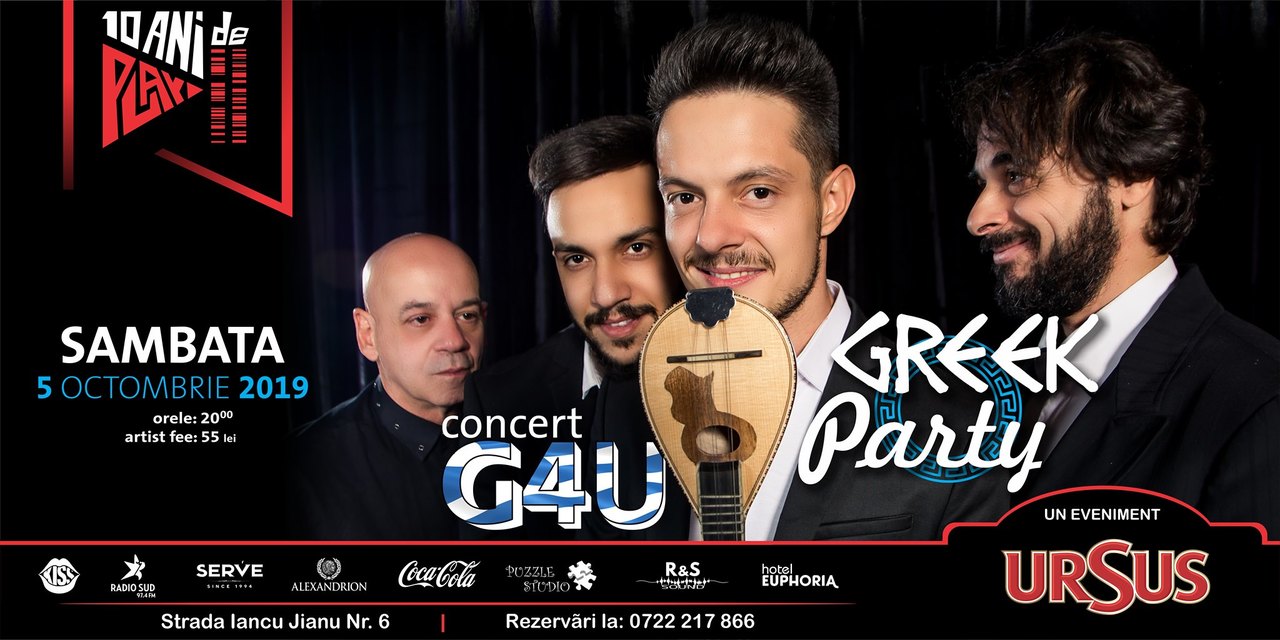 Greek 4U | Concert si Petrecere Greceasca