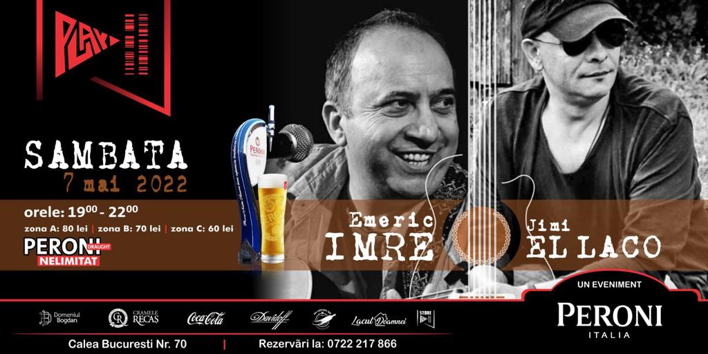 Emeric Imre & Jimi El Laco | live pe terasa Cafe-Teatru Play