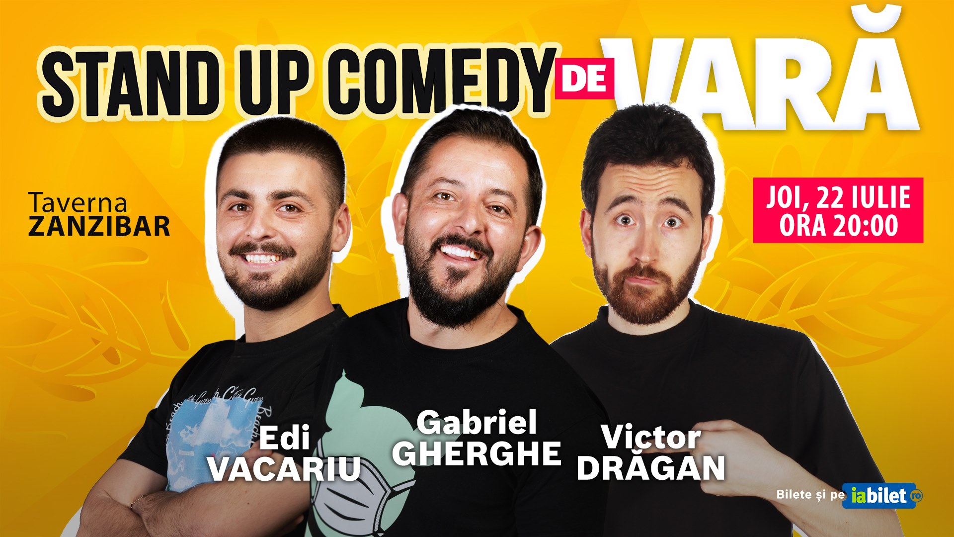 FILIAȘI: Stand Up Comedy de Vară | Gabriel Gherghe, Edi Vacariu & Victor Drăgan