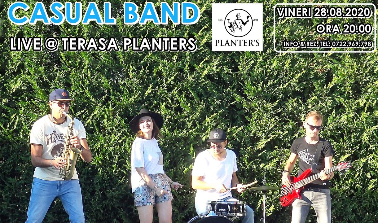 Casual Band live | Terasa Planters