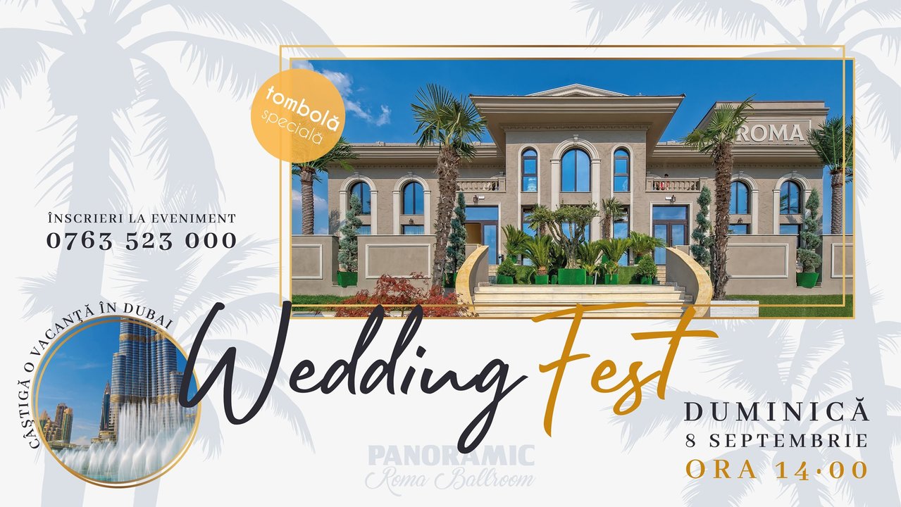 Wedding Fest ☆ Lansare Panoramic - Roma Ballroom