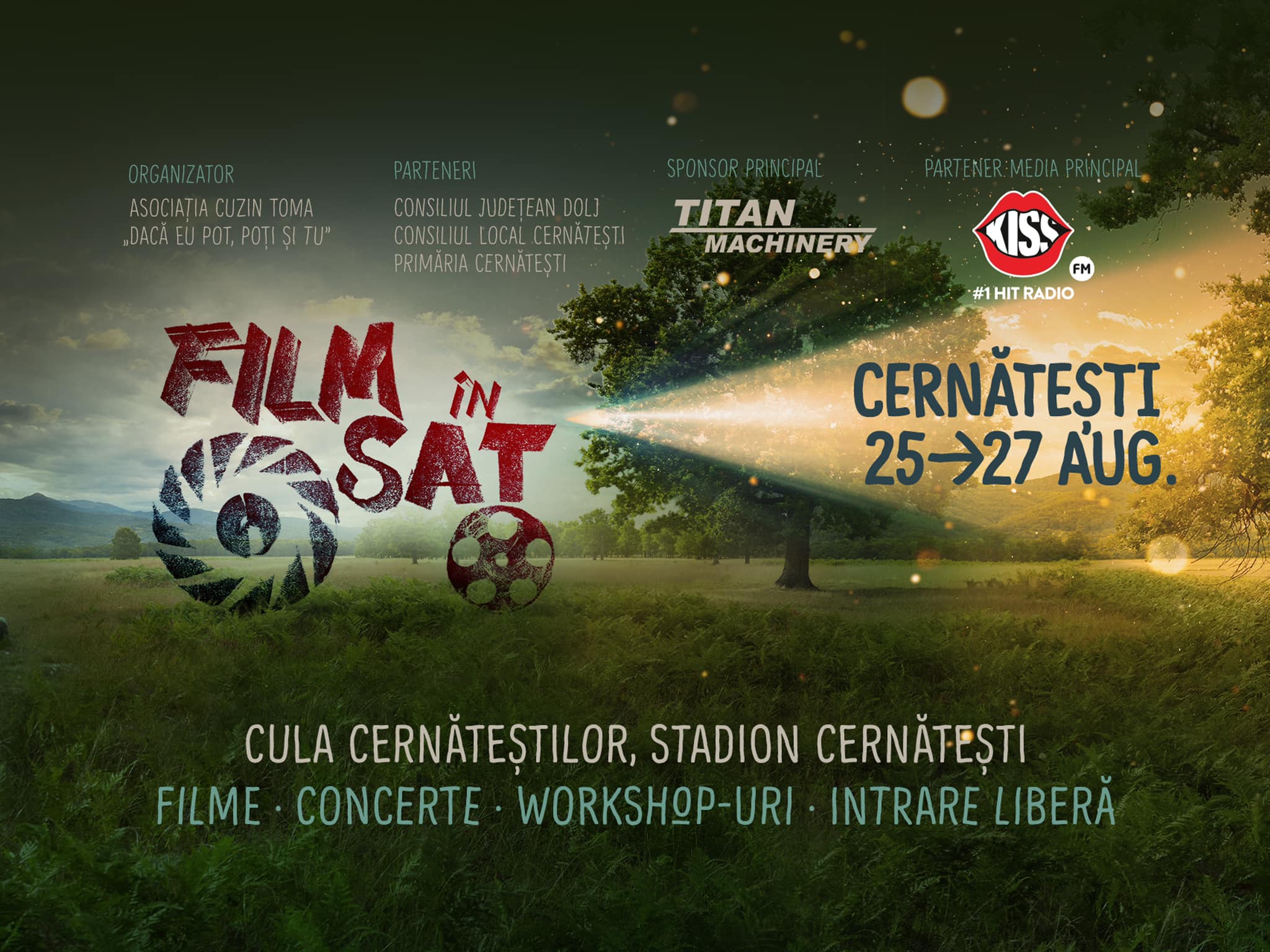 #MovieInDolj. Toma Cuzin brings "Movie in The Village" event, to Cernătești