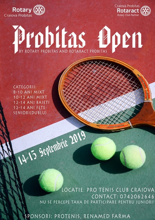 Turneul de tenis Probitas Open 2019