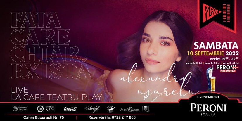 Alexandra Usurelu | live pe terasa Cafe-Teatru Play