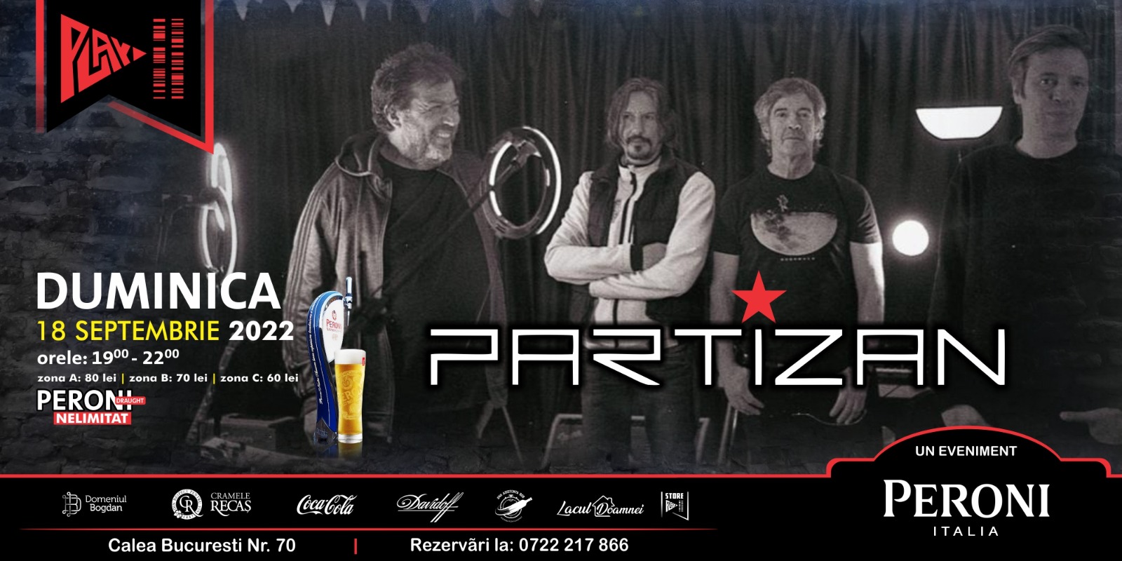 Partizan | live pe terasa Cafe-Teatru Play