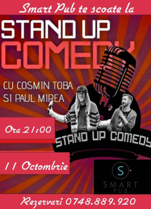 IUmor Stand-UP Comedy cu Paul Mirea & Cosmin Toba