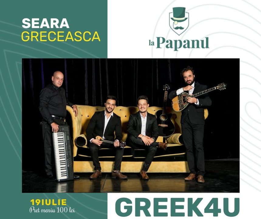 Seara Grecească Special Guest Greek4u