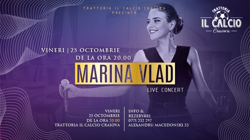 Marina Vlad - live sessions at Trattoria Il Calcio