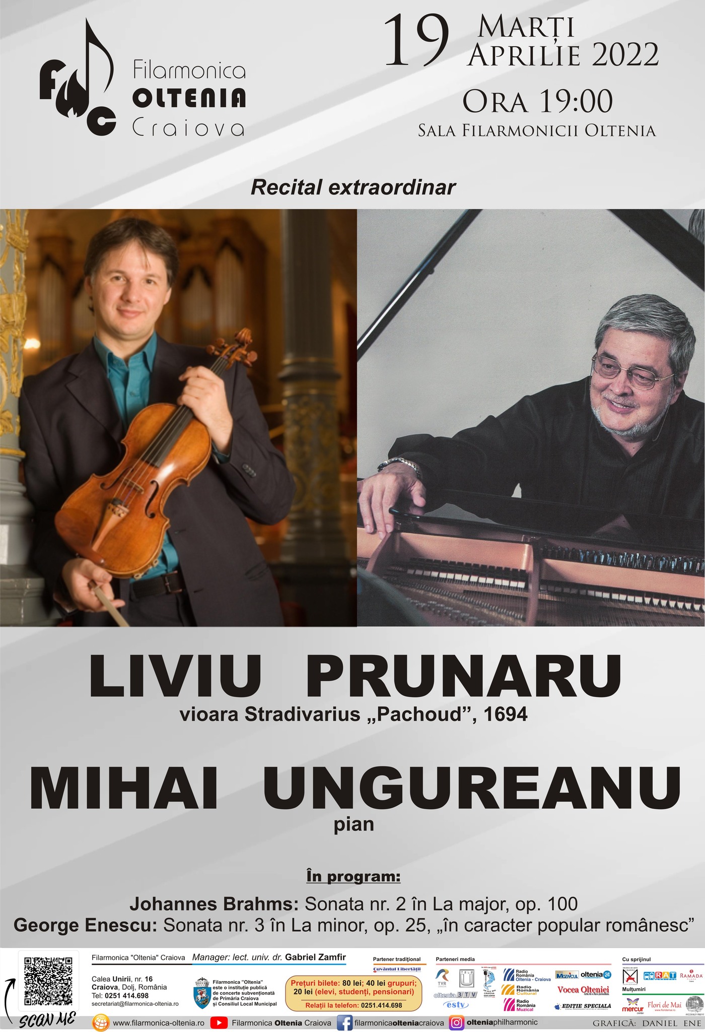 Recital extraordinar LIVIU PRUNARU/ MIHAI UNGUREANU