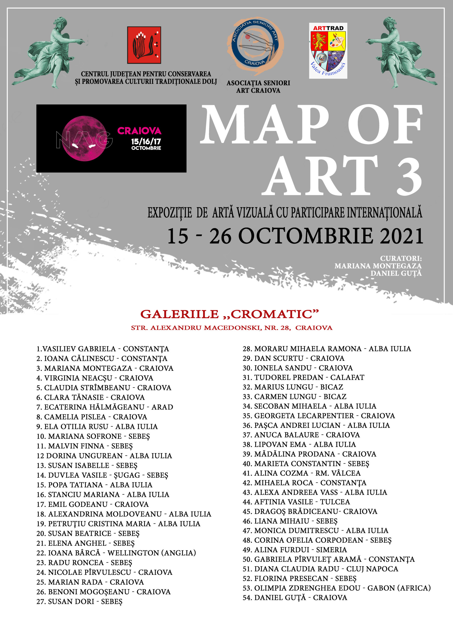 Vernisajul Expoziţiei de artă vizuală „Map of ART 3“