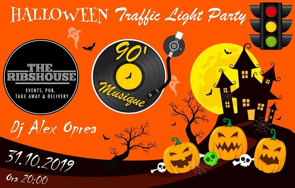 Halloween Traffic Light Party
